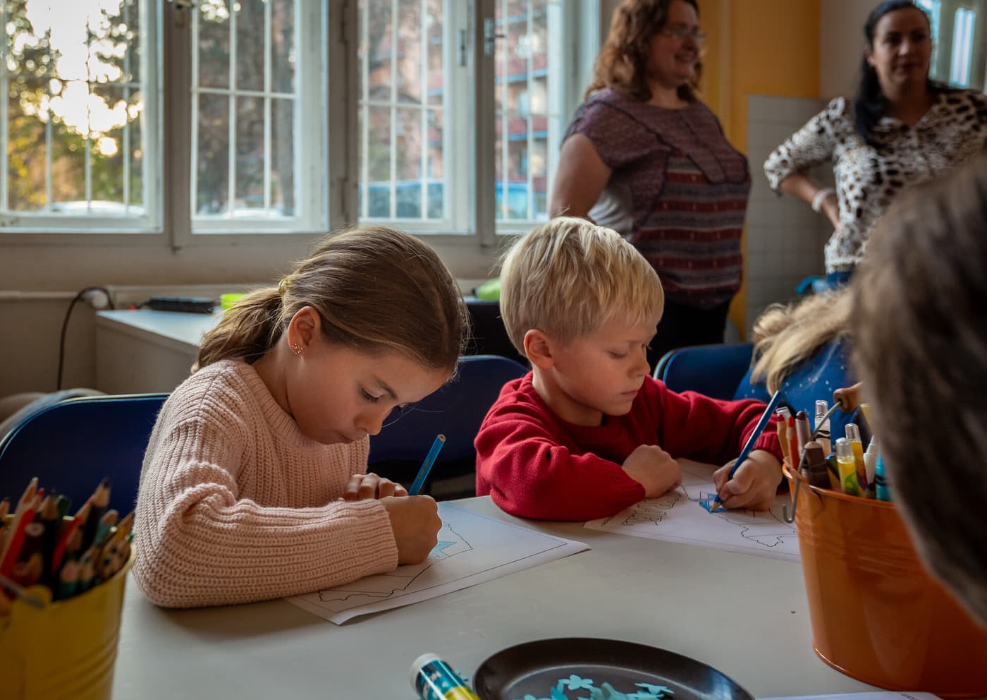 Děti při společném programu
